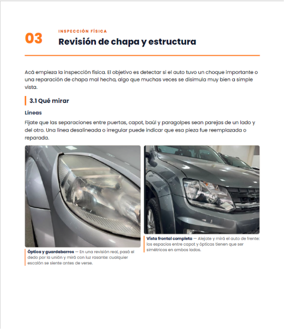 Cómo detectar paneles desalineados por un choque