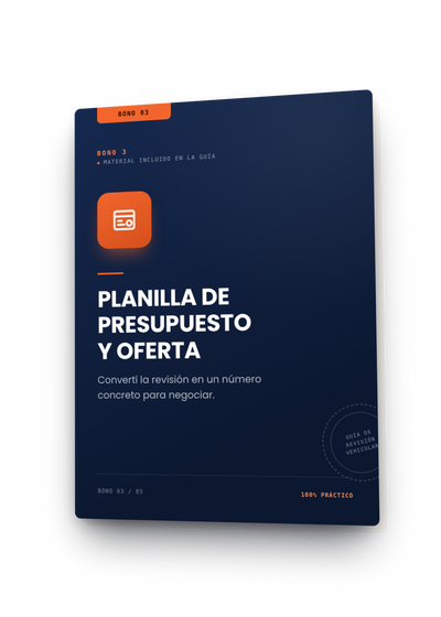 Planilla de Presupuesto y Oferta